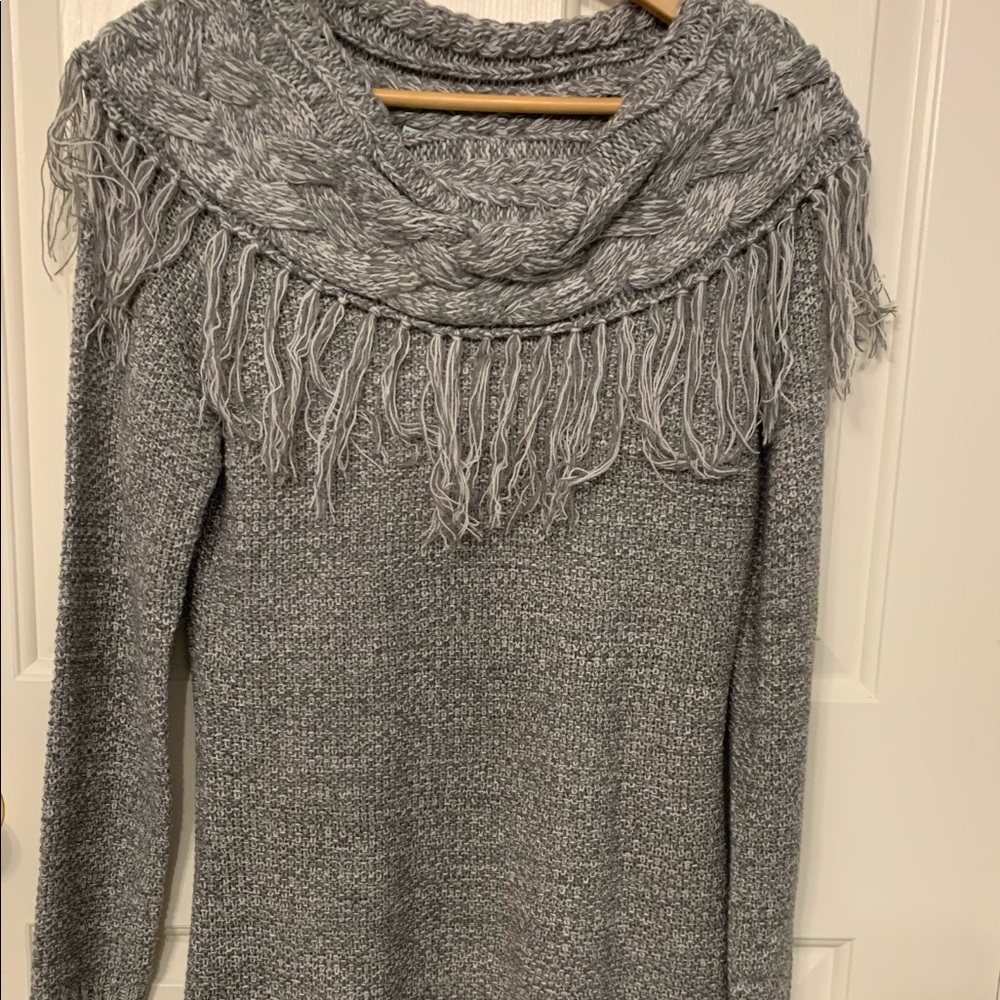 Sweater dress, gray